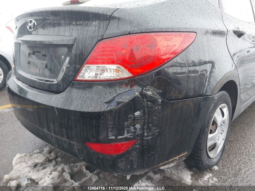 2013 Hyundai Accent Gls/Gs VIN: KMHCT4AE5DU554408 Lot: 12454716