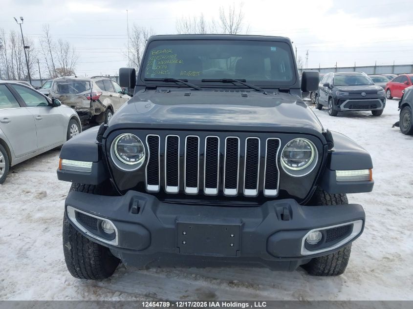 2022 Jeep Wrangler Unlimited Sahara VIN: 1C4HJXEG2NW120174 Lot: 12454789