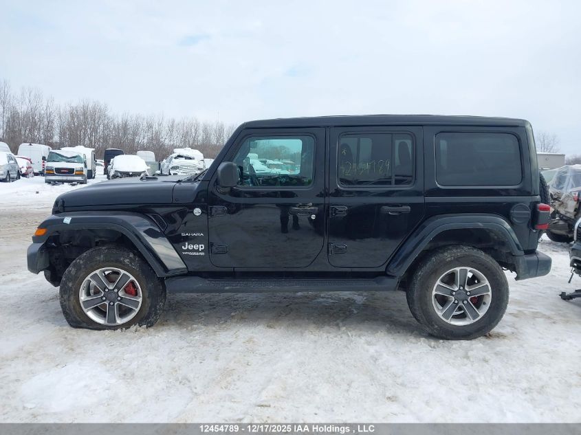 2022 Jeep Wrangler Unlimited Sahara VIN: 1C4HJXEG2NW120174 Lot: 12454789