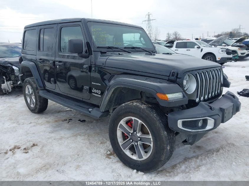2022 Jeep Wrangler Unlimited Sahara VIN: 1C4HJXEG2NW120174 Lot: 12454789