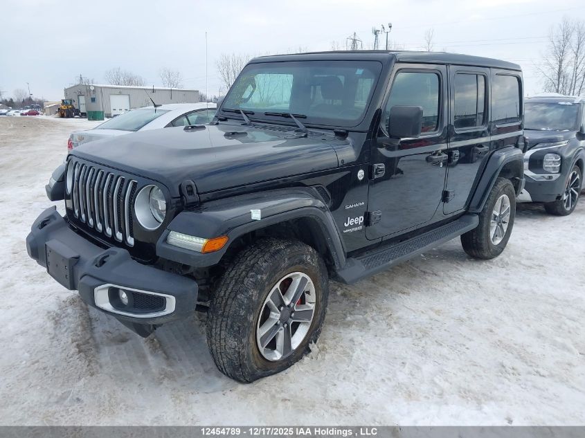 2022 Jeep Wrangler Unlimited Sahara VIN: 1C4HJXEG2NW120174 Lot: 12454789