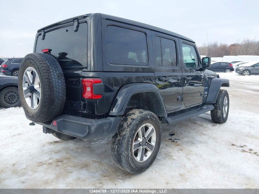 2022 Jeep Wrangler Unlimited Sahara VIN: 1C4HJXEG2NW120174 Lot: 12454789