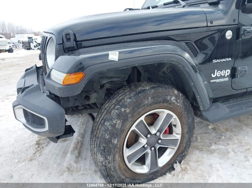 2022 Jeep Wrangler Unlimited Sahara VIN: 1C4HJXEG2NW120174 Lot: 12454789