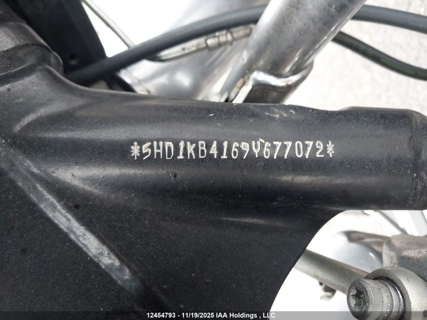 2009 Harley-Davidson Flhx VIN: 5HD1KB4169Y677072 Lot: 12454793