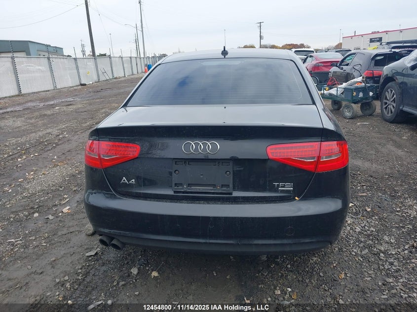 2014 Audi A4 Premium Plus VIN: WAUFFCFL9EN025773 Lot: 12454800