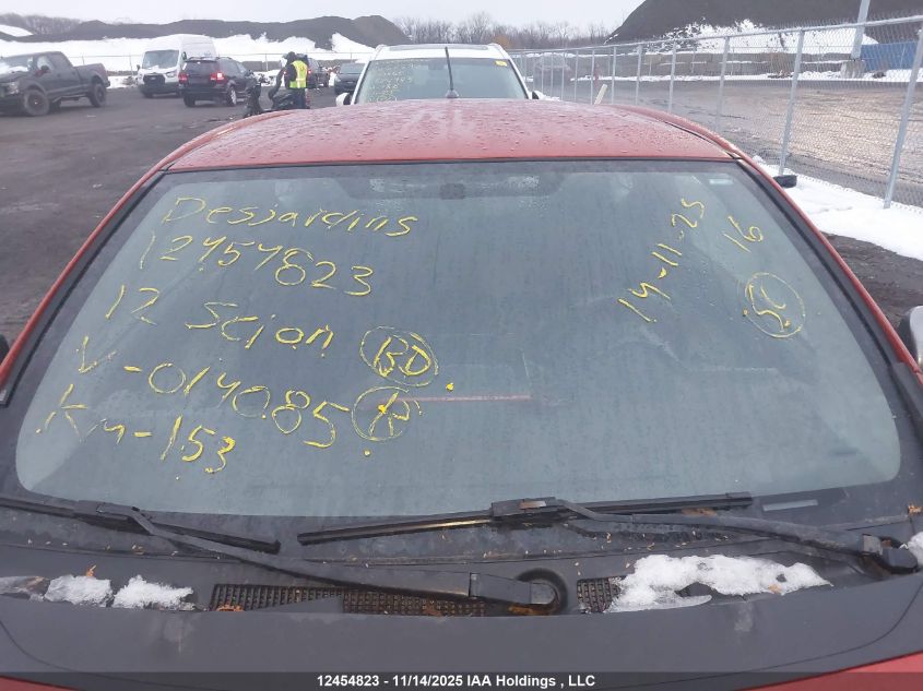 2012 Toyota Scion Iq VIN: JTNJJXB01CJ014085 Lot: 12454823