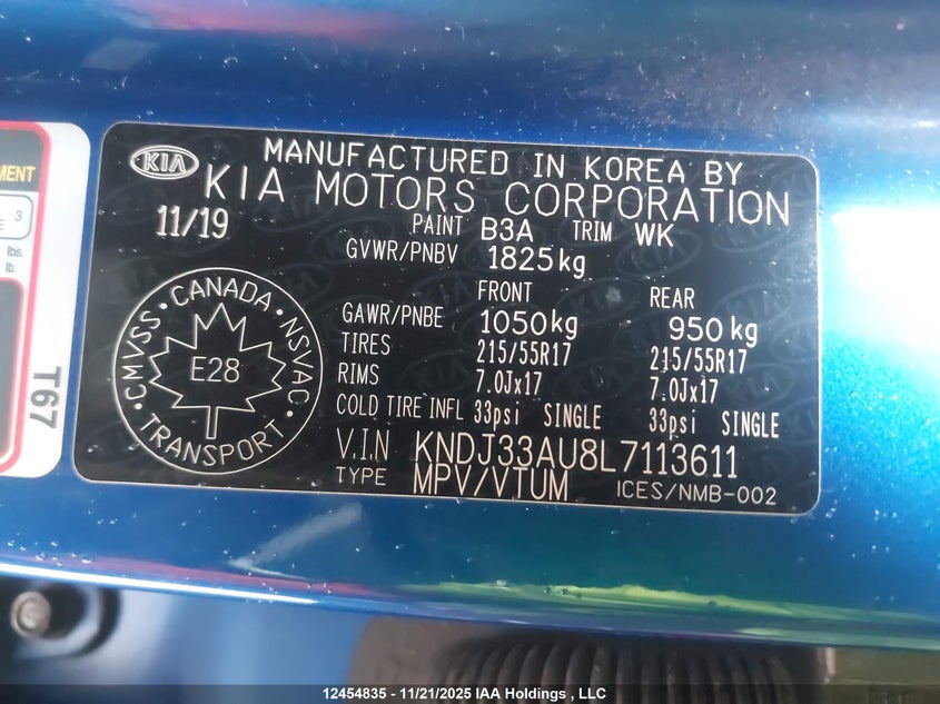 KNDJ33AU8L7113611 2020 KIA SOUL photo no. 9