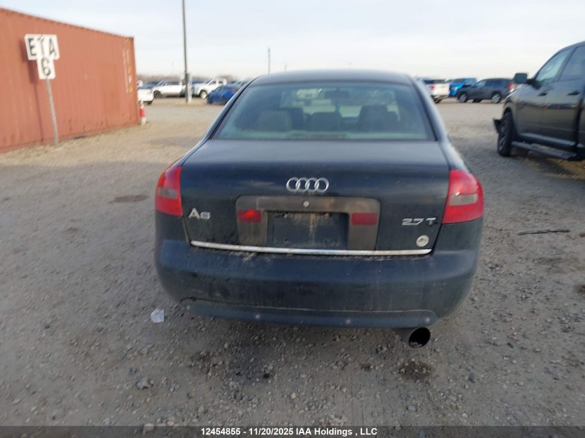 2000 Audi A6 2.7T Quattro VIN: WAUED54B2YN048209 Lot: 12454855