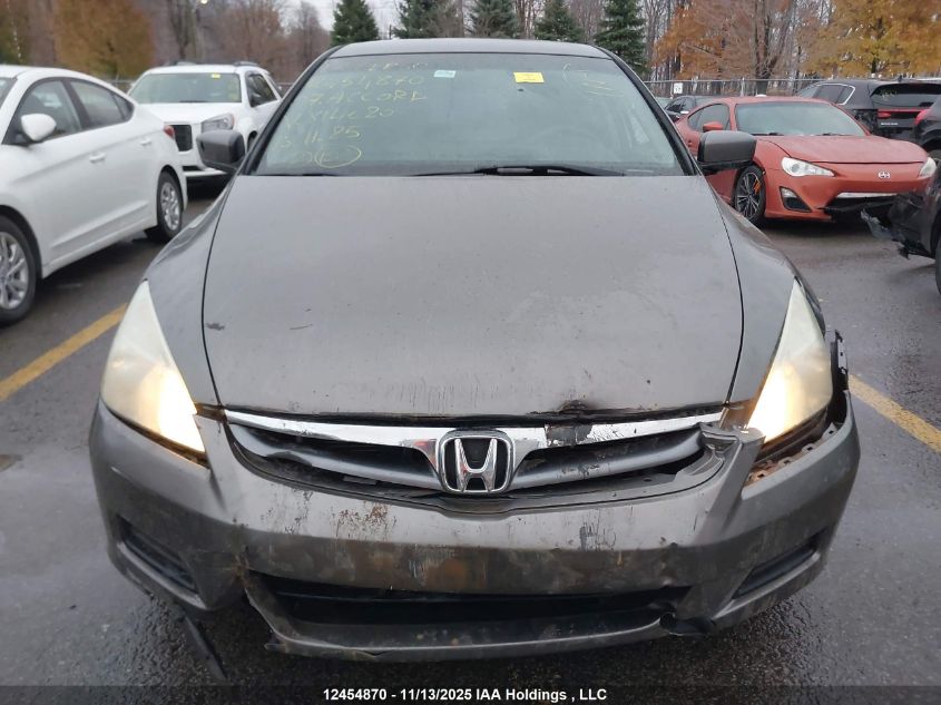 2007 Honda Accord Value VIN: 1HGCM56137A814020 Lot: 12454870