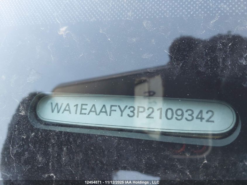 2023 Audi Q5 45 Progressiv VIN: WA1EAAFY3P2109342 Lot: 12454871