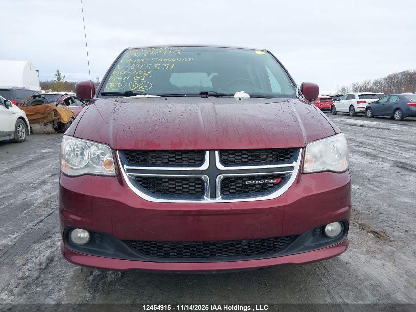 2017 Dodge Grand Caravan Crew VIN: 2C4RDGDG6HR845531 Lot: 12454915
