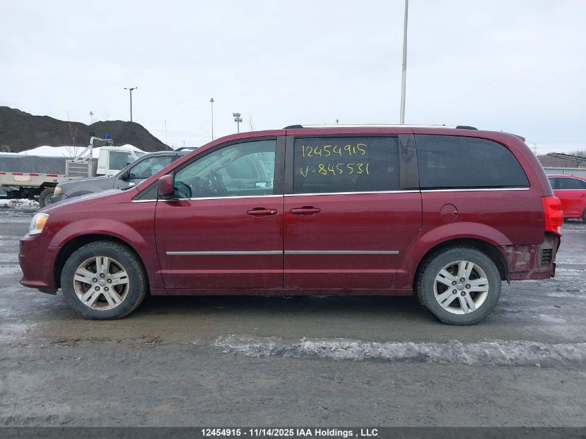 2017 Dodge Grand Caravan Crew VIN: 2C4RDGDG6HR845531 Lot: 12454915
