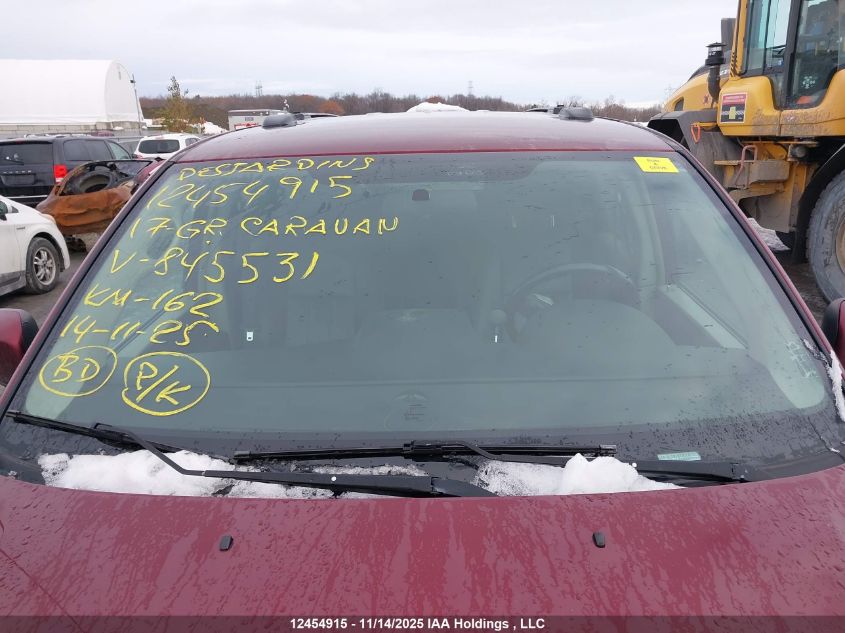 2017 Dodge Grand Caravan Crew VIN: 2C4RDGDG6HR845531 Lot: 12454915