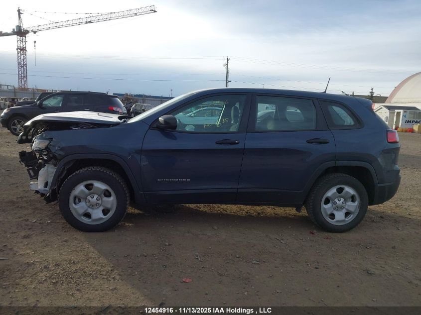 2019 Jeep Cherokee Sport VIN: 1C4PJLAB6KD392524 Lot: 12454916