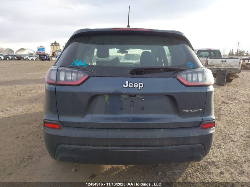 2019 Jeep Cherokee Sport VIN: 1C4PJLAB6KD392524 Lot: 12454916