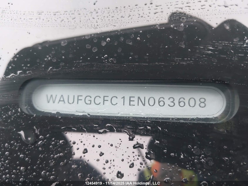 2014 Audi A6 3.0 Progressiv VIN: WAUFGCFC1EN063608 Lot: 12454919