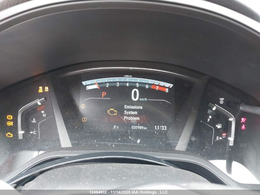 2018 Honda Cr-V Lx VIN: 2HKRW1H34JH001313 Lot: 12454932