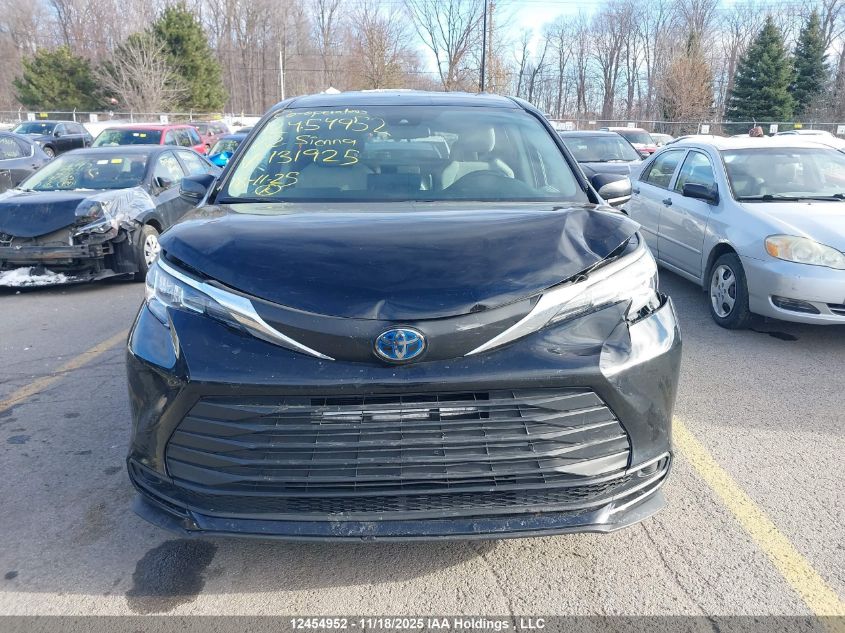 2022 Toyota Sienna Le 8-Passenger VIN: 5TDGRKEC4NS131925 Lot: 12454952