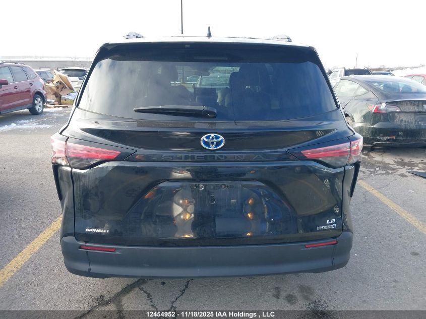 2022 Toyota Sienna Le 8-Passenger VIN: 5TDGRKEC4NS131925 Lot: 12454952
