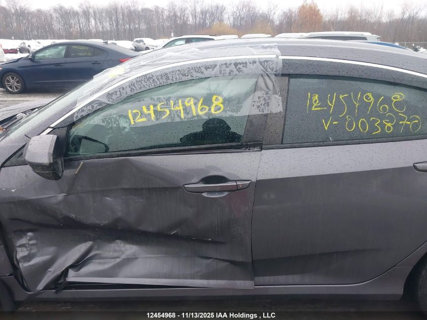 2018 Honda Civic Lx VIN: 2HGFC2F52JH003870 Lot: 12454968