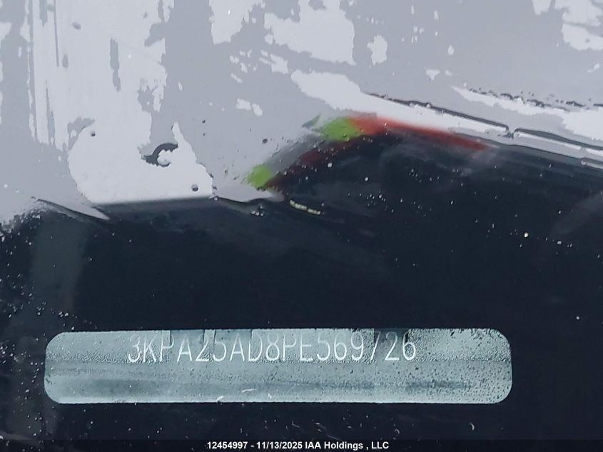 2023 Kia Rio Lx Premium/Lx+ VIN: 3KPA25AD8PE569726 Lot: 12454997