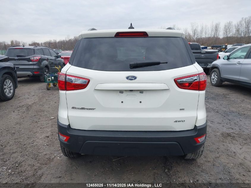 2022 Ford Ecosport VIN: MAJ6S3GL8NC473324 Lot: 12455025