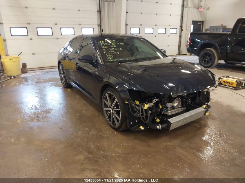 2025 Audi A6 55 Progressiv VIN: WAUK2BF24SN031326 Lot: 12455054