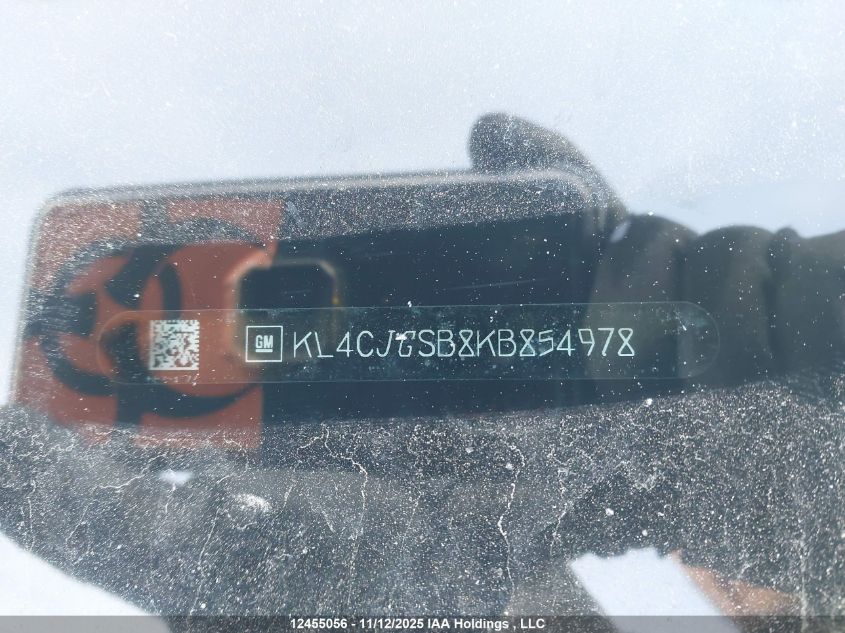 2019 Buick Encore Essence VIN: KL4CJGSB8KB854978 Lot: 12455056