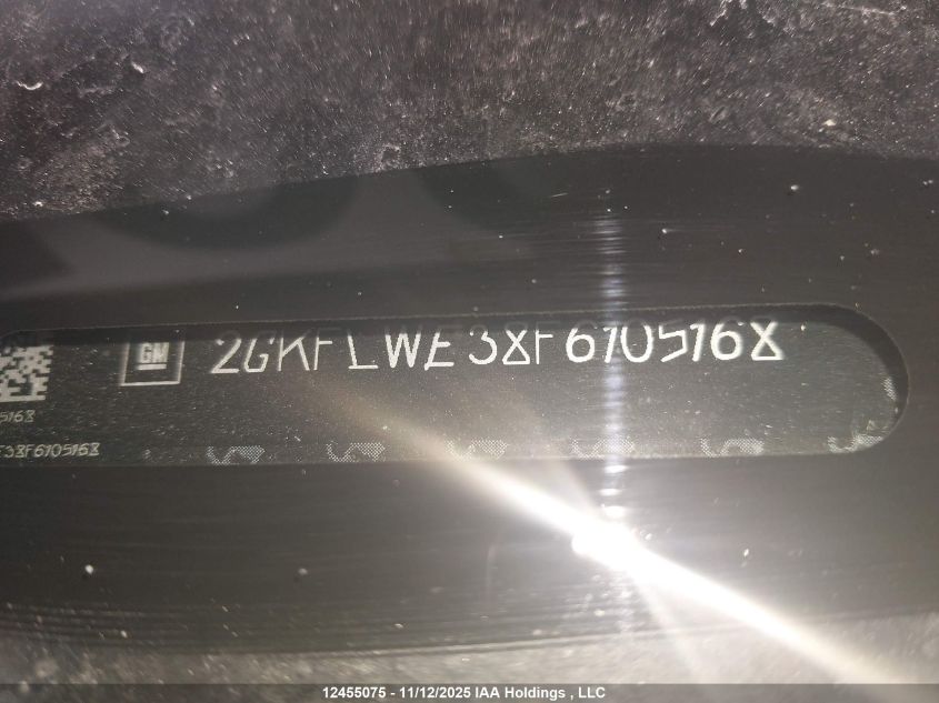 2015 GMC Terrain Sle VIN: 2GKFLWE38F6105168 Lot: 12455075