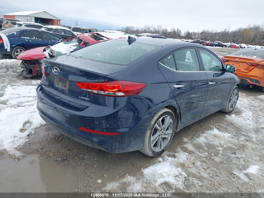 KMHD84LFXHU231733 2017 HYUNDAI ELANTRA photo no. 4