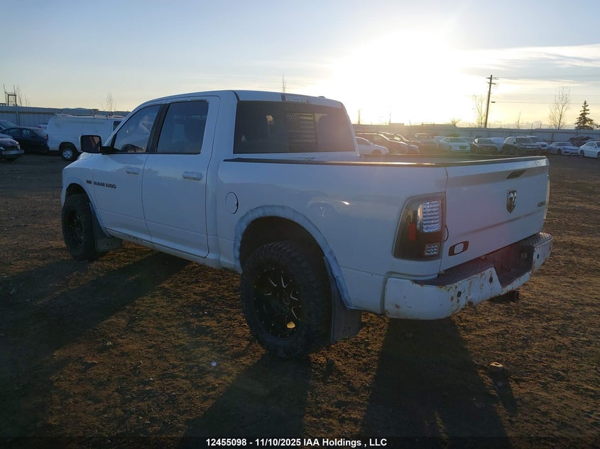 2012 Ram 1500 Sport white pickup null 1C6RD7MT5CS173313 photo #4