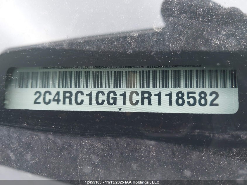2C4RC1CG1CR118582 2012 CHRYSLER TOWN & COUNTRY photo no. 9