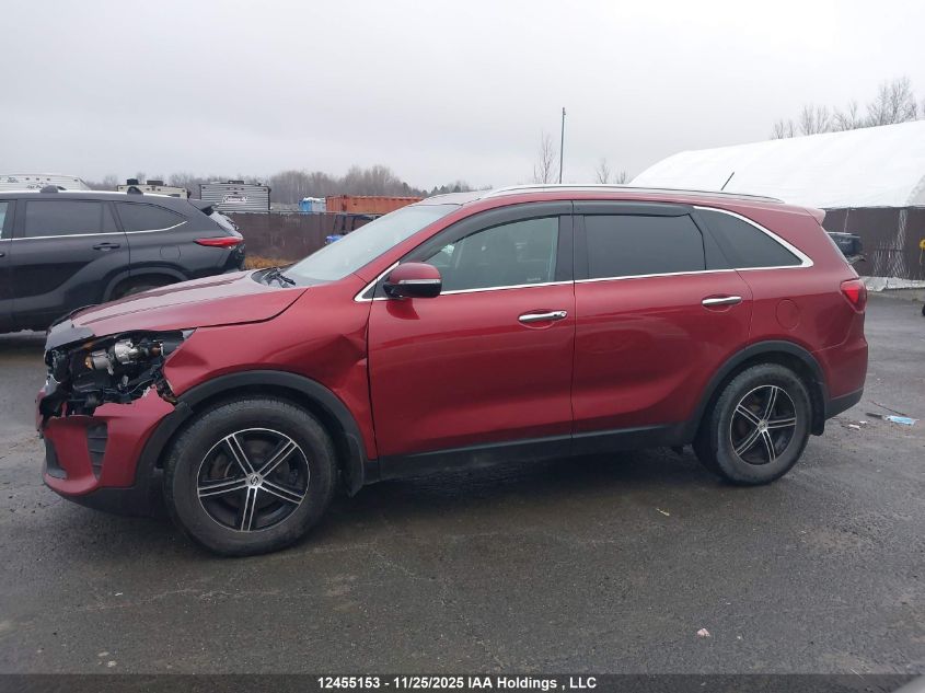 2019 Kia Sorento 2.4L Lx VIN: 5XYPGDA30KG587632 Lot: 12455153