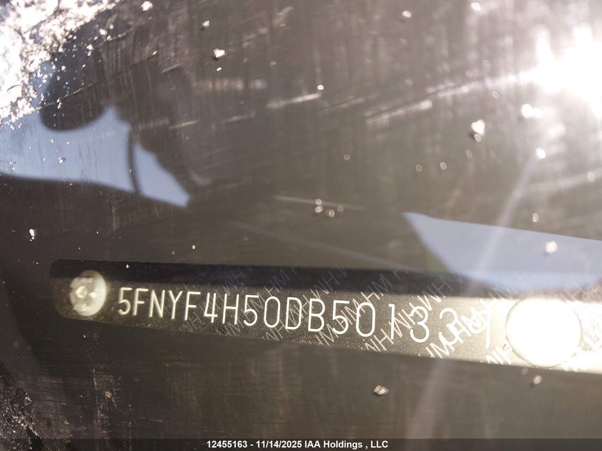 5FNYF4H50DB501339 2013 HONDA PILOT photo no. 18