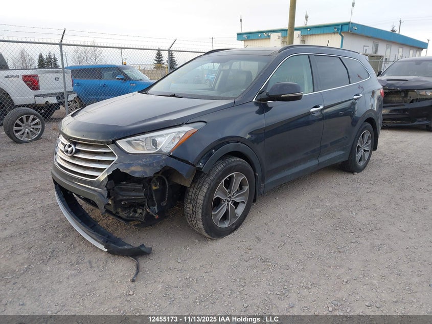 KM8SNDHF3EU074227 2014 HYUNDAI SANTA FE photo no. 2