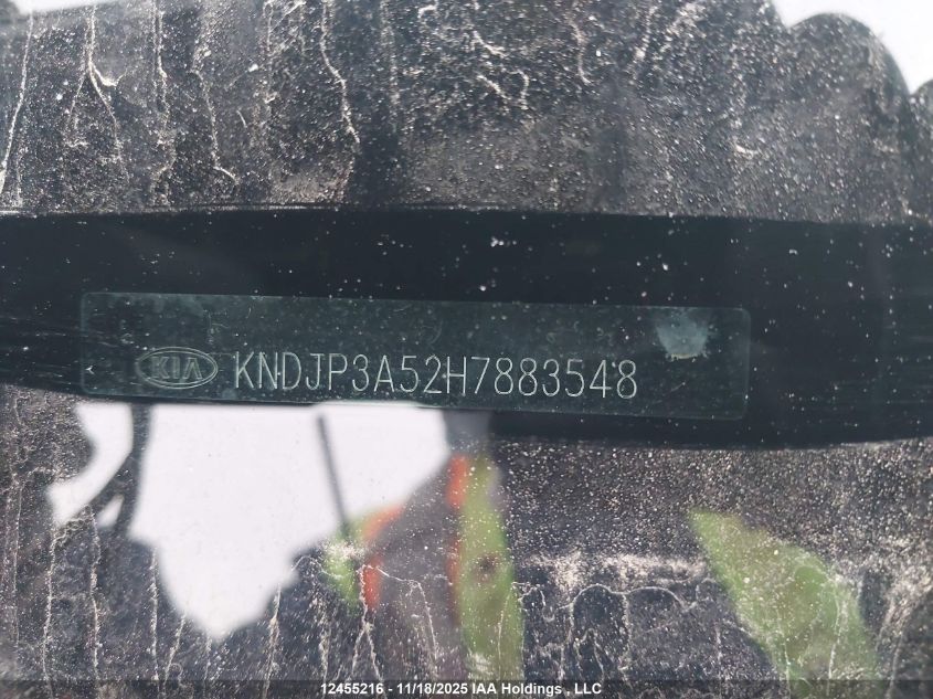 2017 Kia Soul + VIN: KNDJP3A52H7883548 Lot: 12455216