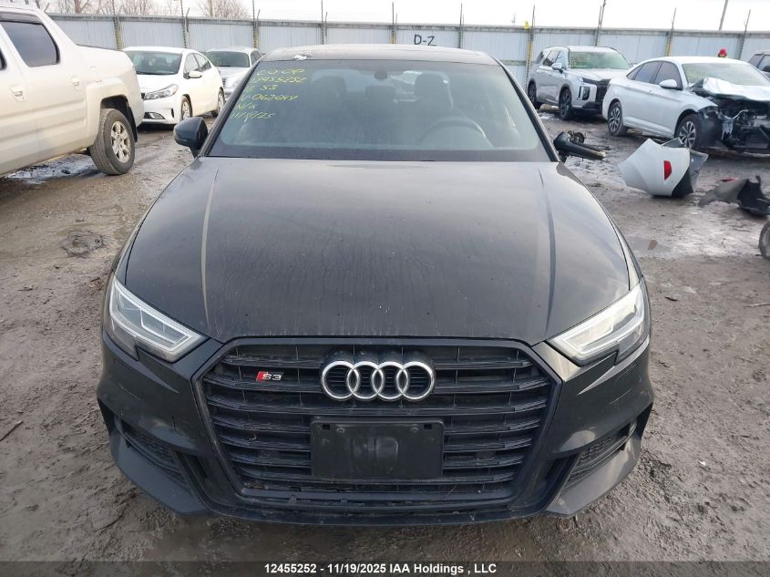 2018 Audi S3 2.0T Technik VIN: WAUF1GFF4J1062649 Lot: 12455252