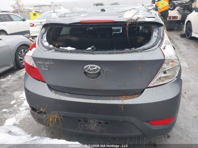 2015 Hyundai Accent VIN: KMHCT5AEXFU220562 Lot: 12455257