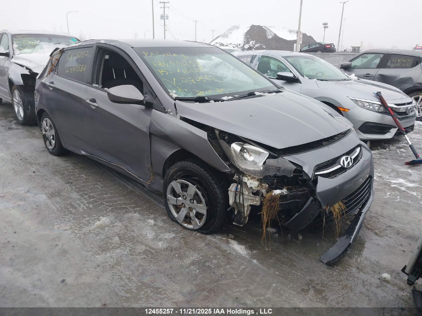 2015 Hyundai Accent VIN: KMHCT5AEXFU220562 Lot: 12455257