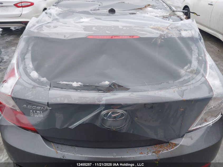 2015 Hyundai Accent VIN: KMHCT5AEXFU220562 Lot: 12455257