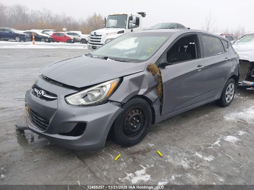 2015 Hyundai Accent VIN: KMHCT5AEXFU220562 Lot: 12455257