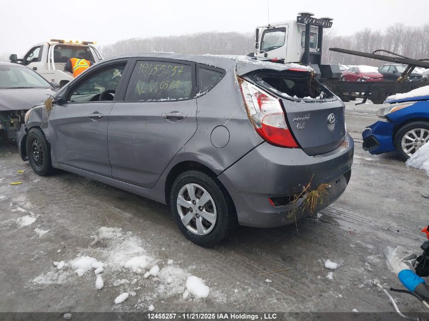 2015 Hyundai Accent VIN: KMHCT5AEXFU220562 Lot: 12455257
