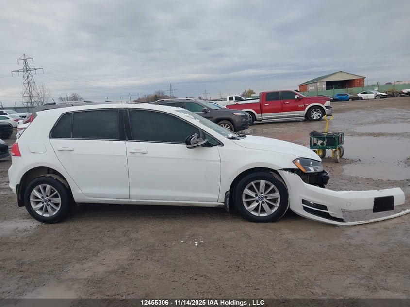 2015 Volkswagen Golf 2.0 Tdi Comfortline/2.0 Tdi Highline/2.0 Tdi Trendline VIN: 3VW2A7AUXFM098876 Lot: 12455306