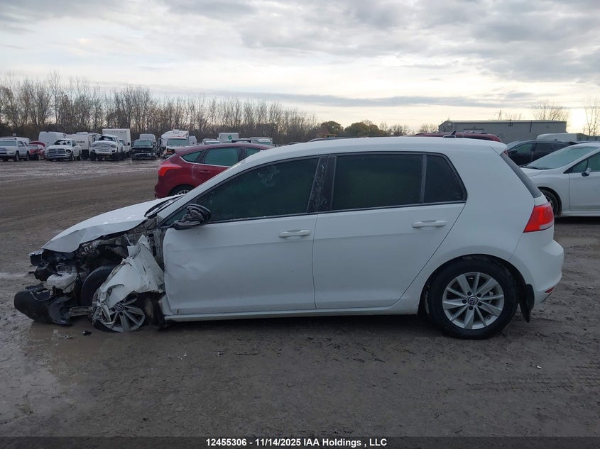 2015 Volkswagen Golf 2.0 Tdi Comfortline/2.0 Tdi Highline/2.0 Tdi Trendline VIN: 3VW2A7AUXFM098876 Lot: 12455306