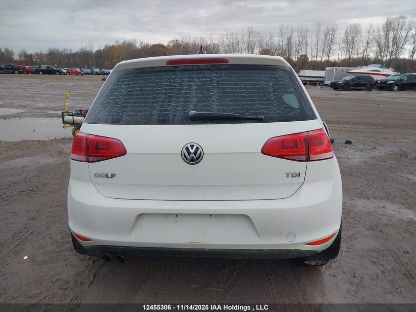 2015 Volkswagen Golf 2.0 Tdi Comfortline/2.0 Tdi Highline/2.0 Tdi Trendline VIN: 3VW2A7AUXFM098876 Lot: 12455306