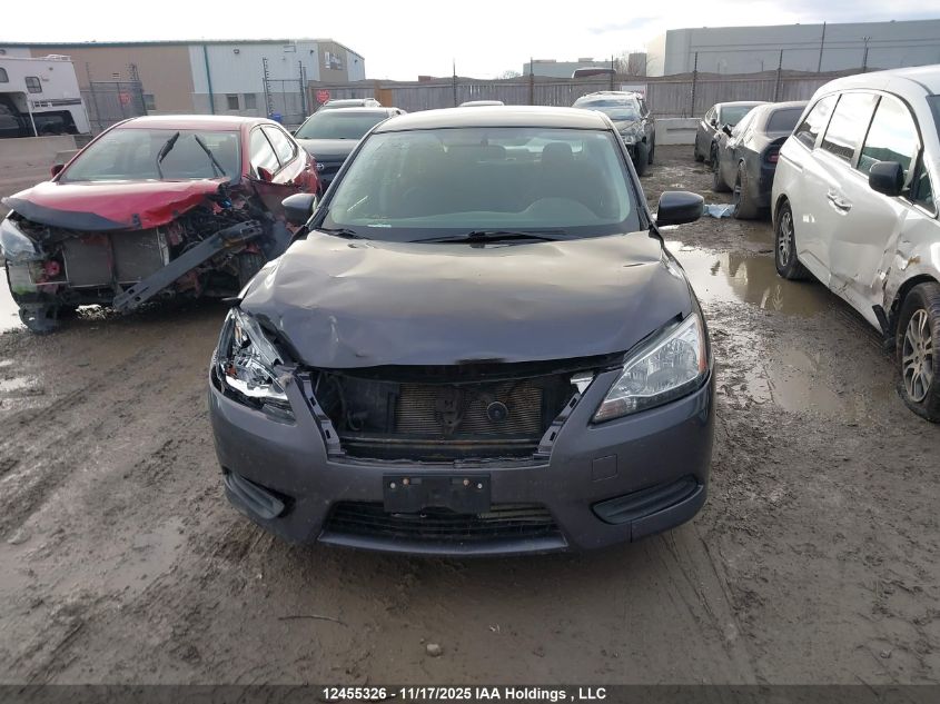 2015 Nissan Sentra 1.8 S/1.8 Sl/1.8 Sr/1.8 Sv VIN: 3N1AB7AP2FL673843 Lot: 12455326