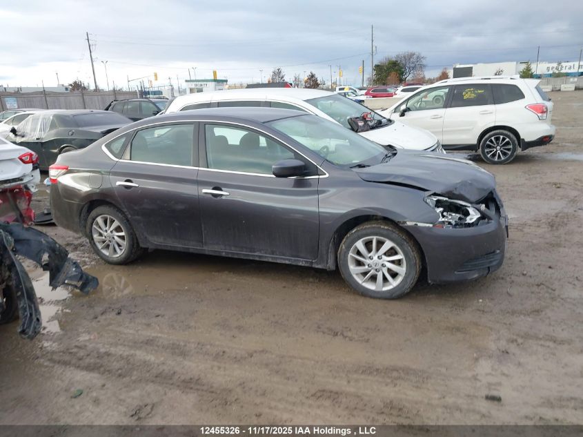 2015 Nissan Sentra 1.8 S/1.8 Sl/1.8 Sr/1.8 Sv VIN: 3N1AB7AP2FL673843 Lot: 12455326