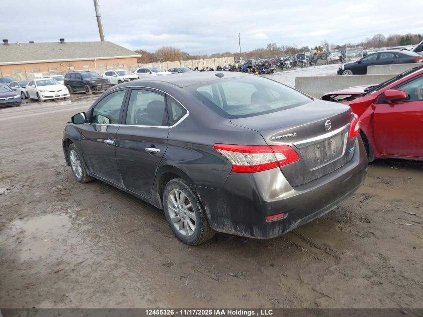 2015 Nissan Sentra 1.8 S/1.8 Sl/1.8 Sr/1.8 Sv VIN: 3N1AB7AP2FL673843 Lot: 12455326
