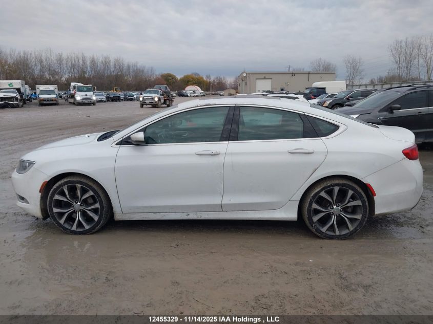 2016 Chrysler 200 C VIN: 1C3CCCCG5GN187204 Lot: 12455329