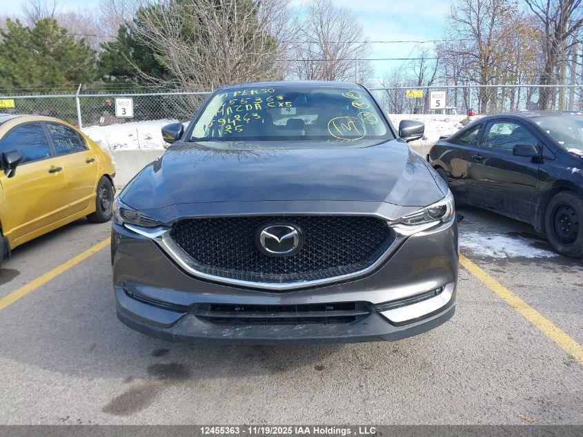 2019 Mazda Cx-5 Grand Touring VIN: JM3KFBDM4K0594263 Lot: 12455363